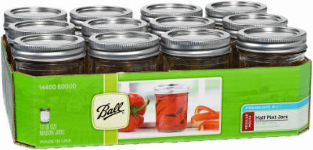 Rental store for Ball Reg-Mouth Mason Jars Half-Pt, 12pk in Concord NH