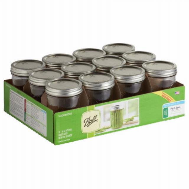 Rental store for Ball Wide-Mouth Mason Jars Pt, 12pk in Concord NH